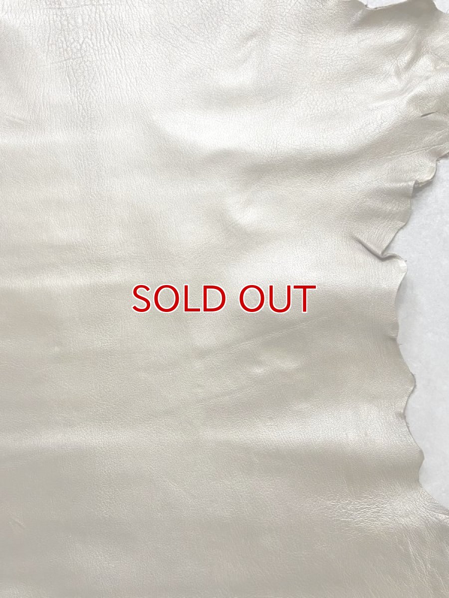 画像7: タンニンゴート　ゴールド　山羊革　レザークラフト (7)