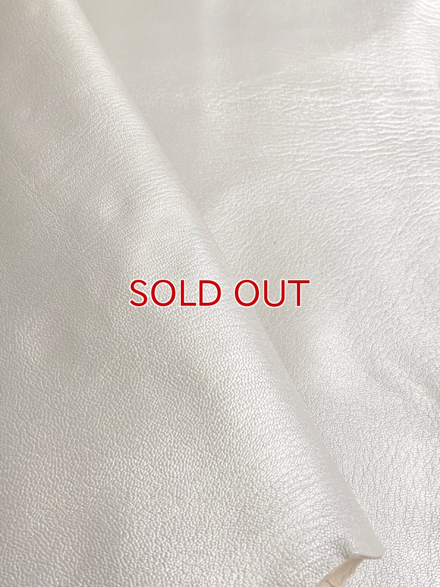 画像2: タンニンゴート　ゴールド　山羊革　レザークラフト (2)