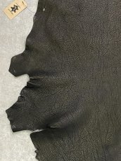 画像3: ゴートシュリンク　ブラック　山羊革　レザークラフト (3)