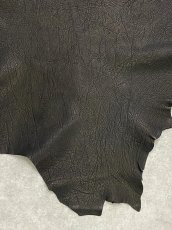 画像5: ゴートシュリンク　ブラック　山羊革　レザークラフト (5)