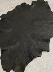 画像6: ゴートシュリンク　ブラック　山羊革　レザークラフト (6)