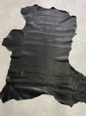 画像1: ゴートオイル　ブラック　山羊革　レザークラフト (1)