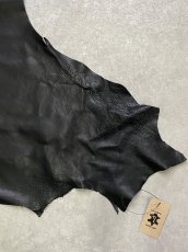 画像5: ゴートオイル　ブラック　山羊革　レザークラフト (5)