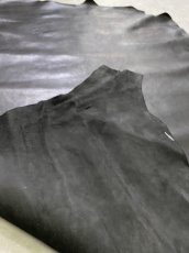 画像7: ゴートオイル　ブラック　山羊革　レザークラフト (7)