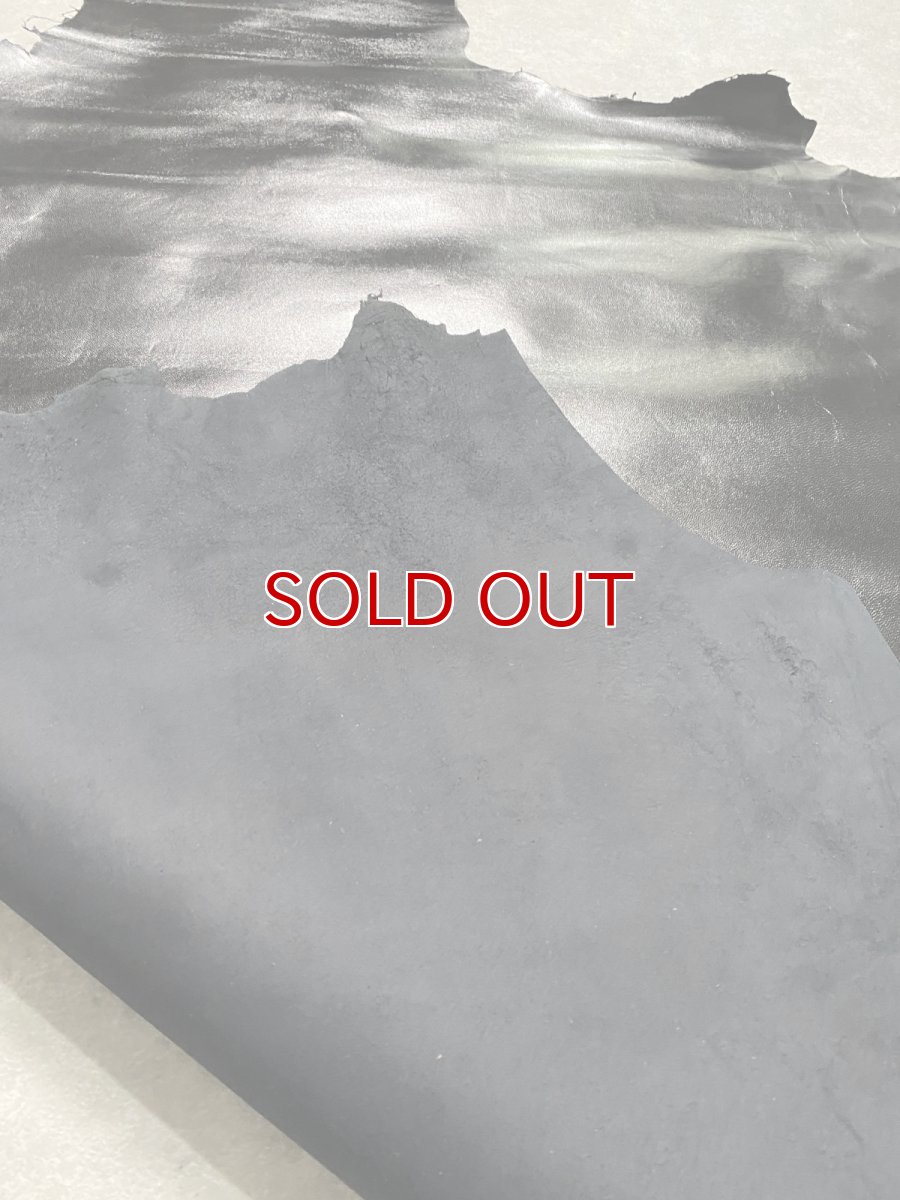 画像7: ゴートスムース　薄口　ブラック　山羊革　レザークラフト (7)