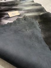 画像7: ゴートスムース　薄口　ブラック　山羊革　レザークラフト (7)