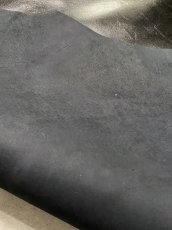 画像8: ゴートスムース　薄口　ブラック　山羊革　レザークラフト (8)
