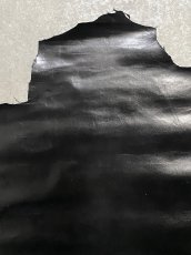 画像3: ゴートスムース　薄口　ブラック　山羊革　レザークラフト (3)
