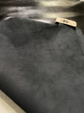 画像8: ゴートスムース　薄口　ブラック　山羊革　レザークラフト (8)