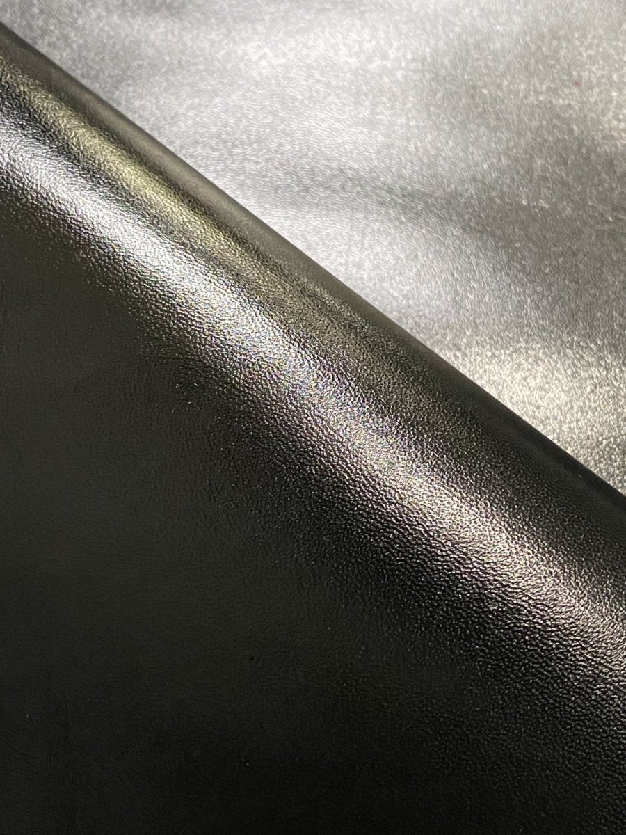 画像9: ゴートスムース 薄口 ブラック 山羊革 レザークラフト (9)