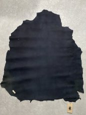 画像10: ゴートスムース　薄口　ブラック　山羊革　レザークラフト (10)