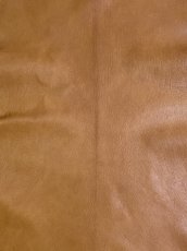 画像4: ヌメゴートシュリンク　キャメル　山羊革　レザークラフト (4)