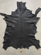 画像1: ゴート革　ヴァガルア　ブラック　山羊革　レザー (1)