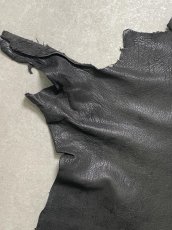 画像2: ゴート革　ヴァガルア　ブラック　山羊革　レザー (2)