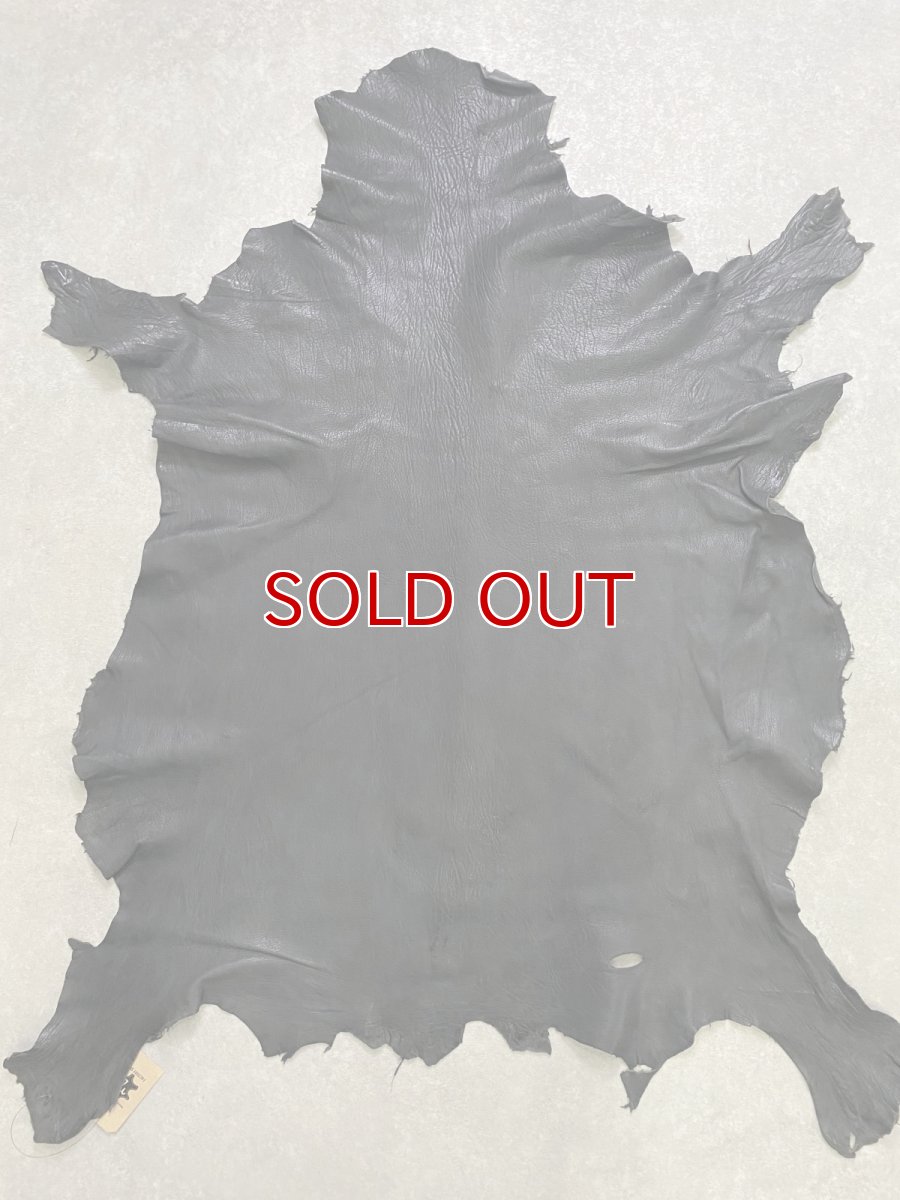 画像1: ゴート革　ヴァガルア　ブラック　山羊革　レザー (1)