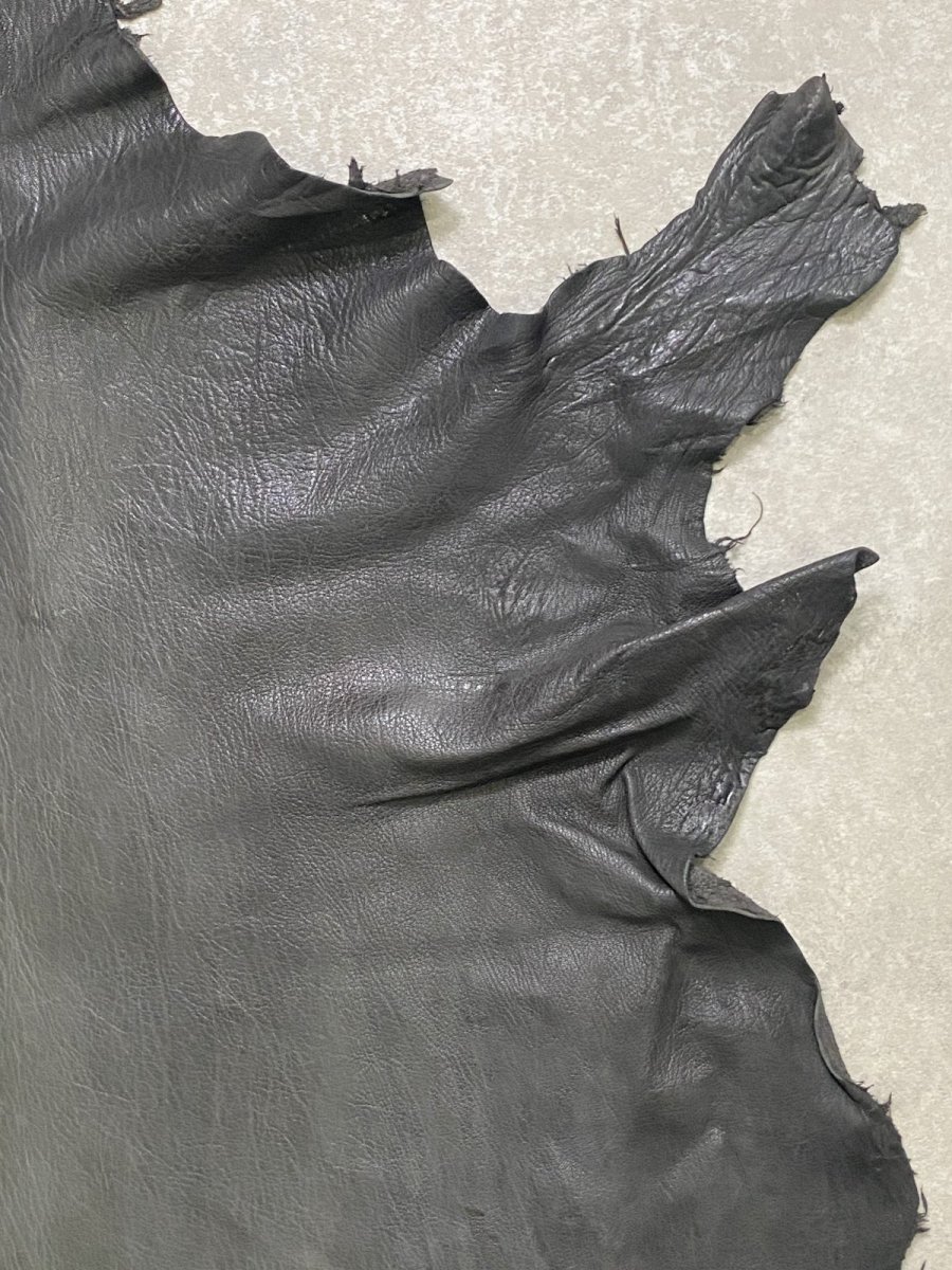 画像4: ゴート革　ヴァガルア　ブラック　山羊革　レザー (4)