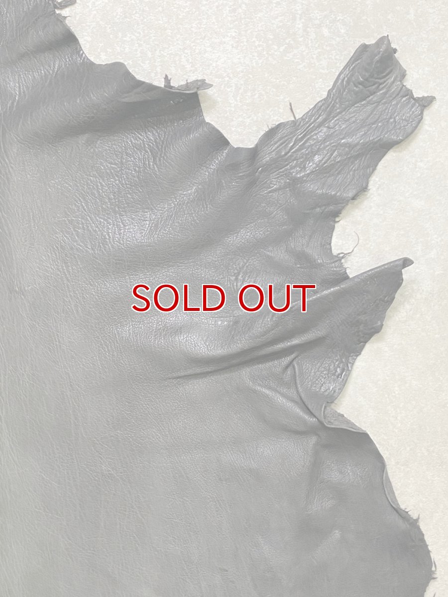 画像4: ゴート革　ヴァガルア　ブラック　山羊革　レザー (4)