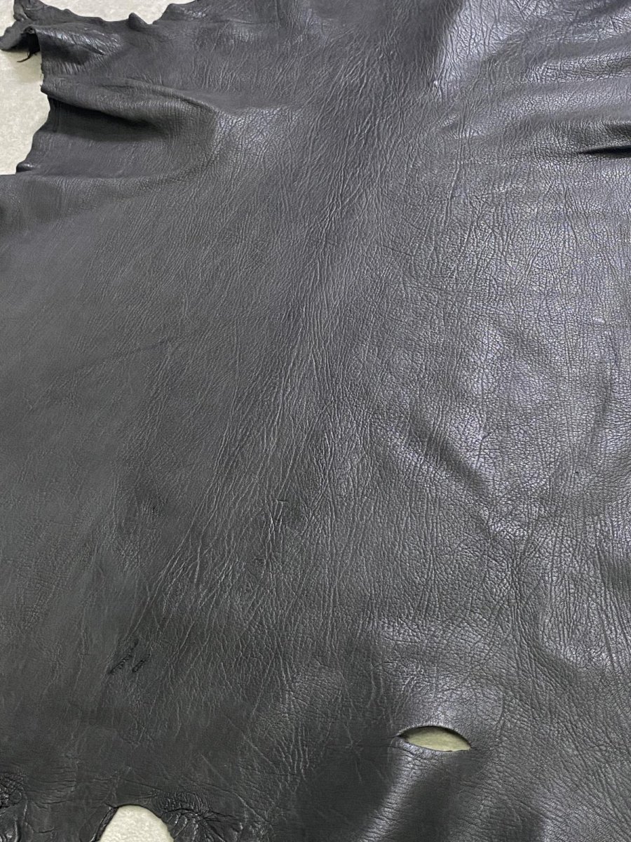 画像7: ゴート革　ヴァガルア　ブラック　山羊革　レザー (7)