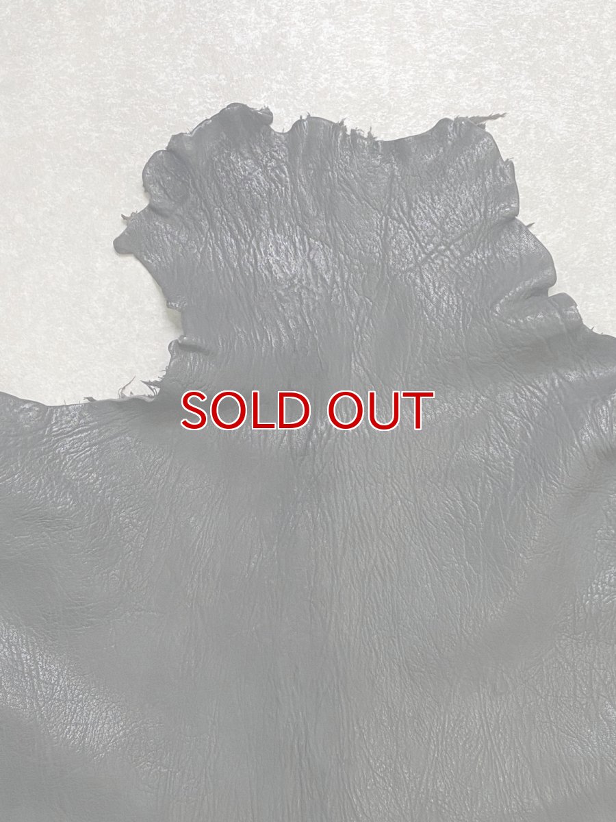 画像3: ゴート革　ヴァガルア　ブラック　山羊革　レザー (3)