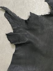 画像2: ゴート革　ヴァガルア　ブラック　山羊革　レザー (2)