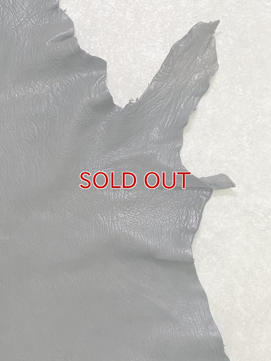 画像4: ゴート革　ヴァガルア　ブラック　山羊革　レザー (4)