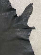 画像4: ゴート革　ヴァガルア　ブラック　山羊革　レザー (4)