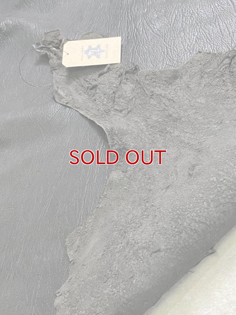 画像9: ゴート革　ヴァガルア　ブラック　山羊革　レザー (9)