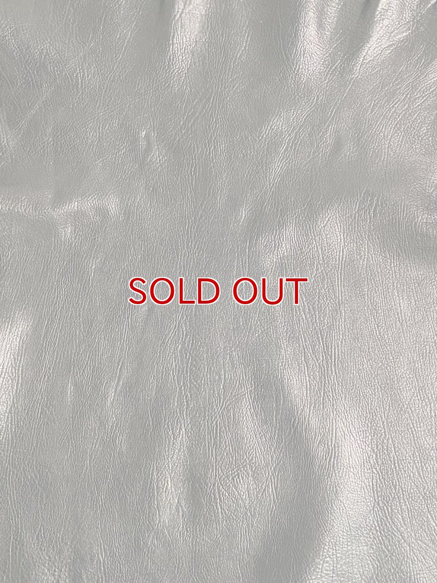 画像8: ゴート革　シュリンク　ブラック　山羊革　レザークラフト (8)