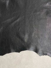 画像8: ゴート革　シュリンク　ブラック　山羊革　レザークラフト (8)