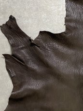 画像2: ゴート革　ヴァガルア　チョコ　山羊革　レザー (2)