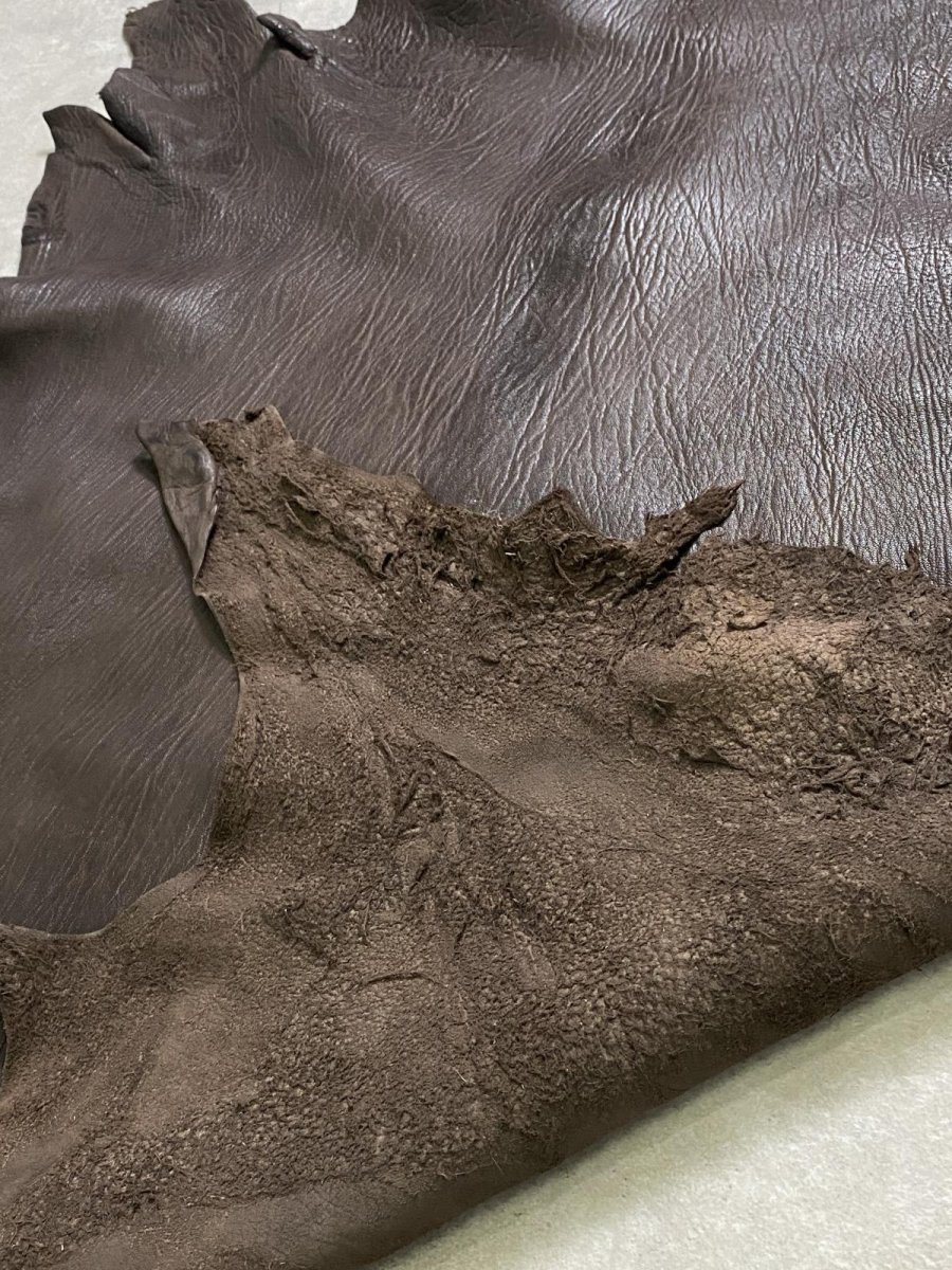 画像10: ゴート革　ヴァガルア　チョコ　山羊革　レザー (10)