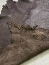 画像10: ゴート革　ヴァガルア　チョコ　山羊革　レザー (10)