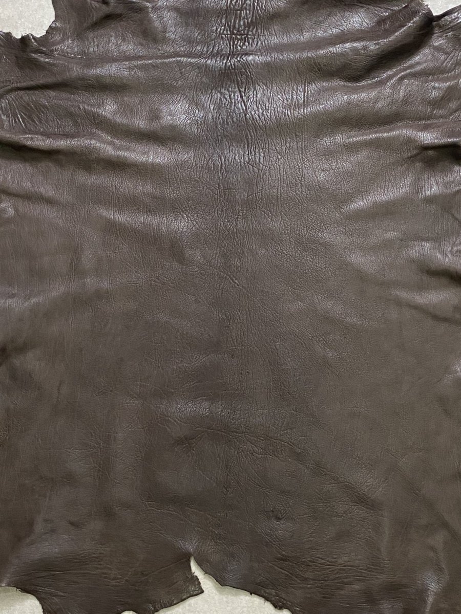 画像7: ゴート革　ヴァガルア　チョコ　山羊革　レザー (7)