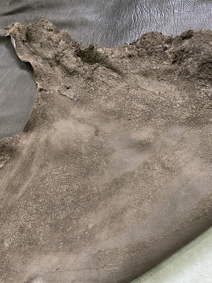 画像9: ゴート革　ヴァガルア　チョコ　山羊革　レザー (9)