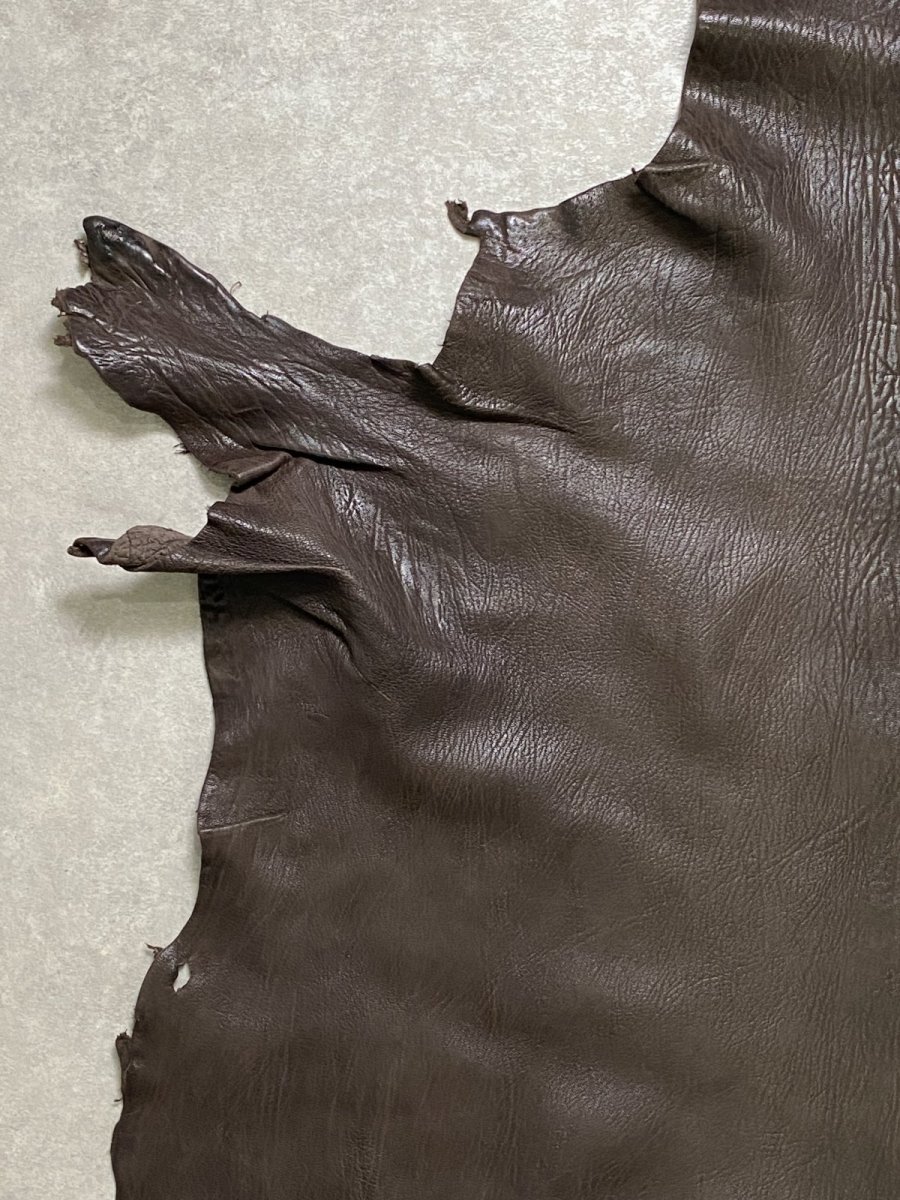 画像2: ゴート革　ヴァガルア　チョコ　山羊革　レザー (2)