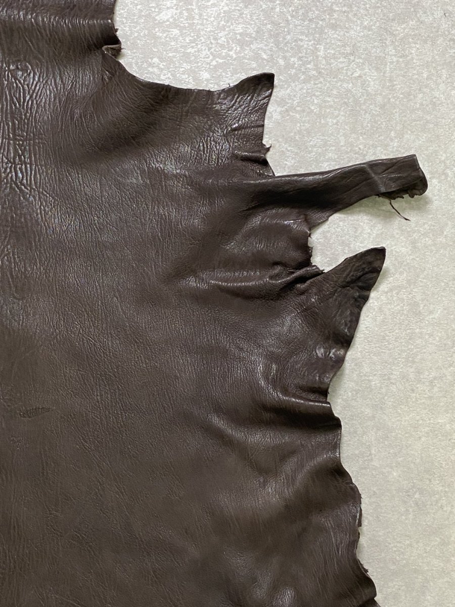 画像4: ゴート革　ヴァガルア　チョコ　山羊革　レザー (4)