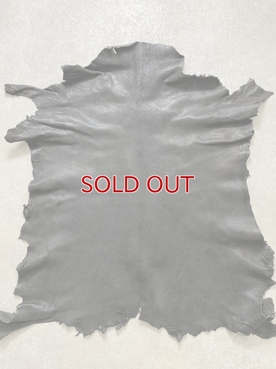 画像1: ゴート革　ヴァガルア　ブラック　山羊革　レザー (1)