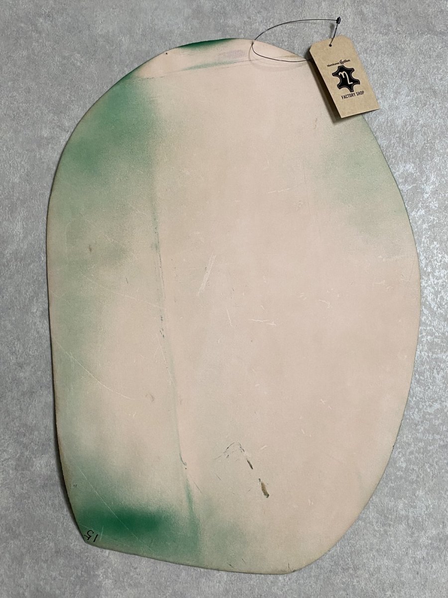 画像6: コードバン　グリーン　染料　馬革 (6)