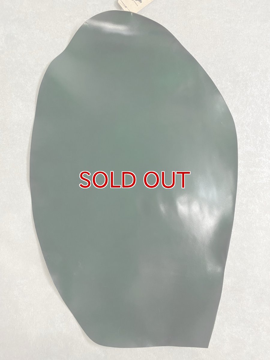 画像1: コードバン　グリーン　染料　馬革 (1)