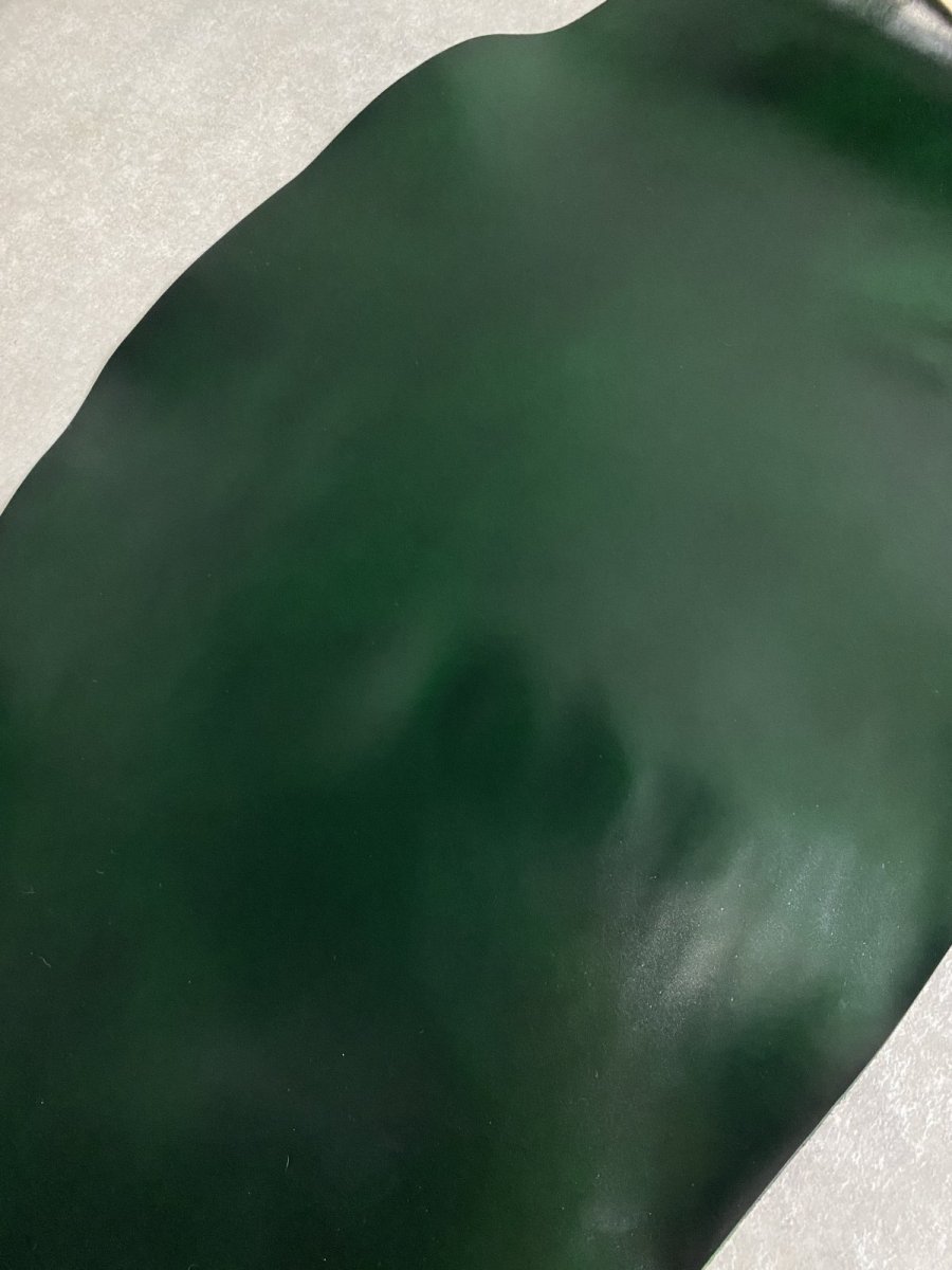 画像2: コードバン　グリーン　染料　馬革 (2)