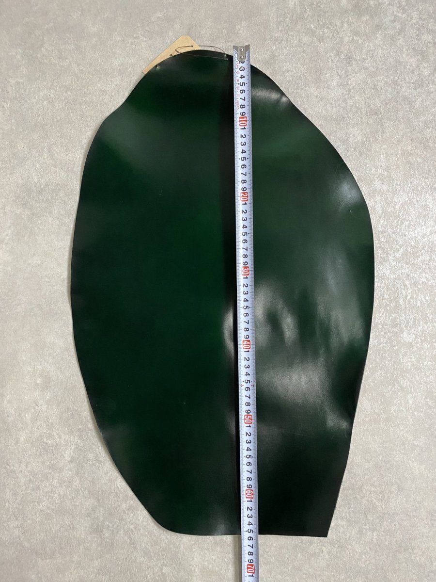 画像8: コードバン　グリーン　染料　馬革 (8)