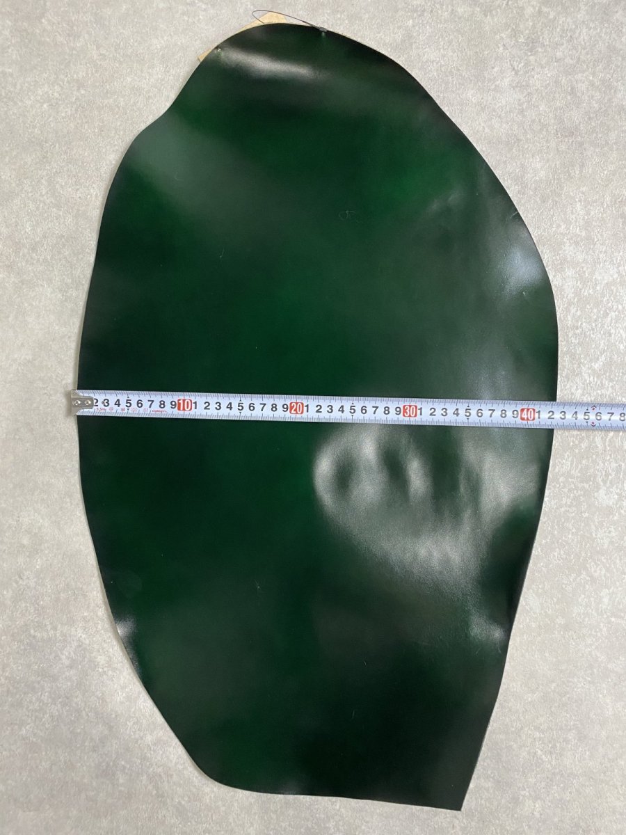 画像9: コードバン　グリーン　染料　馬革 (9)