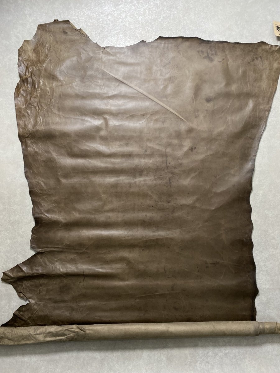 画像1: ポニープルアップ　馬革　グレージュ (1)