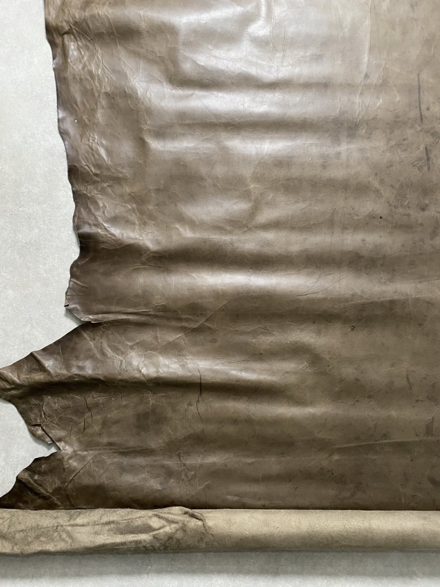 画像6: ポニープルアップ　馬革　グレージュ (6)