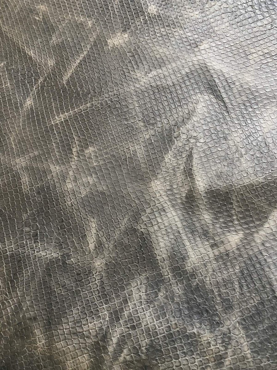 画像5: ポニープルアップ 　ボア型押し　馬革　グレー (5)