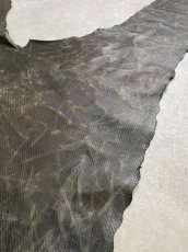 画像10: ポニープルアップ 　ボア型押し　馬革　グレー (10)