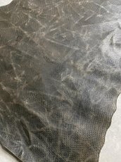 画像6: ポニープルアップ 　ボア型押し　馬革　グレー (6)