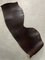 画像1: ホースダブルバット　チョコ　馬革 (1)