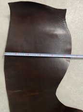 画像9: ホースダブルバット　チョコ　馬革 (9)