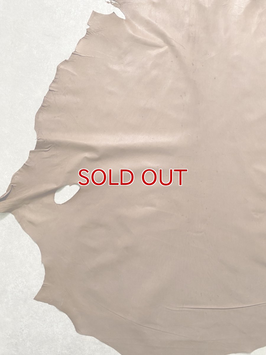 画像4: カンガルー革　薄口　ブラウン　レザー (4)